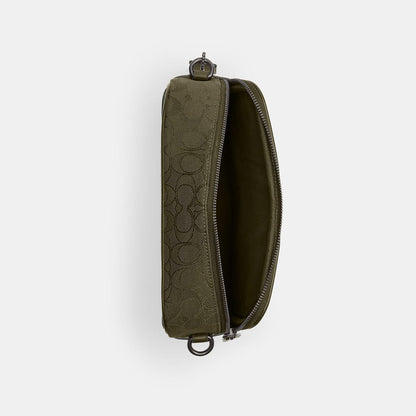 CBF21-Theo Camera Bag In Signature Jacquard-Olive Drab