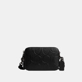 CBG19-Charter Crossbody Bag 19 In Maxi Signature Leather-Black