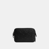 CBG19-Charter Crossbody Bag 19 In Maxi Signature Leather-Black