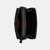 CBG19-Charter Crossbody Bag 19 In Maxi Signature Leather-Black