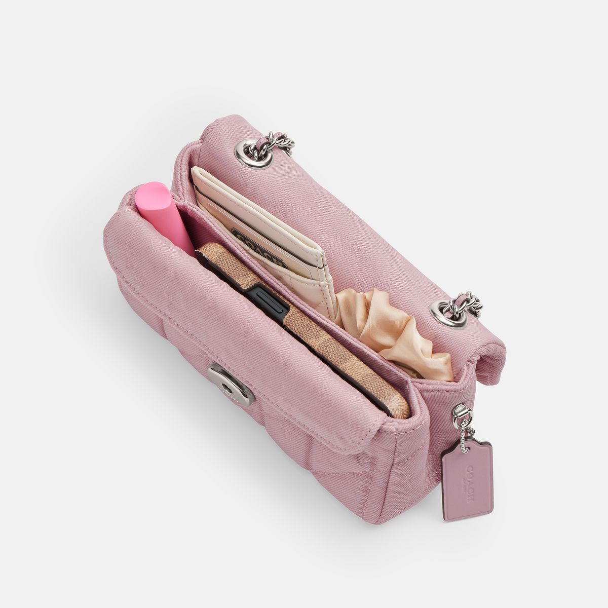 CBG33-Tabby Shoulder Bag 20 With Quilting-Lh/Ballerina