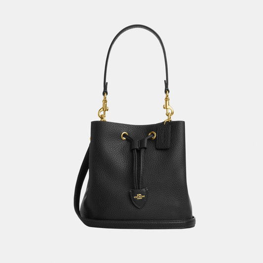 CBH06-Rowan Bucket Bag-Im/Black