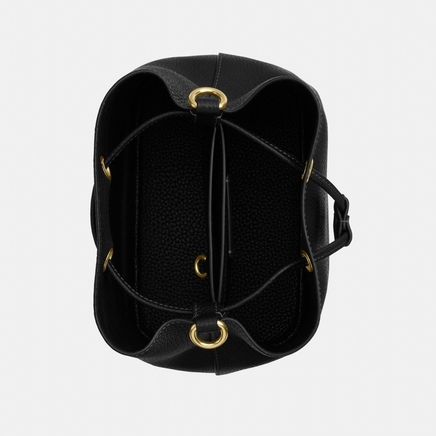 CBH06-Rowan Bucket Bag-Im/Black