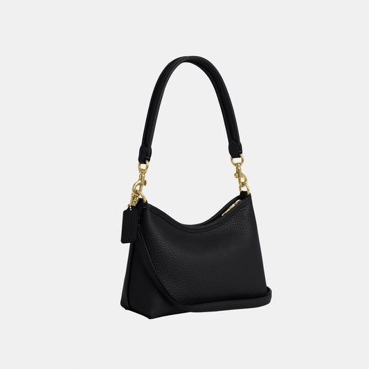 CBH16-Laurel Small Shoulder Bag-Im/Black