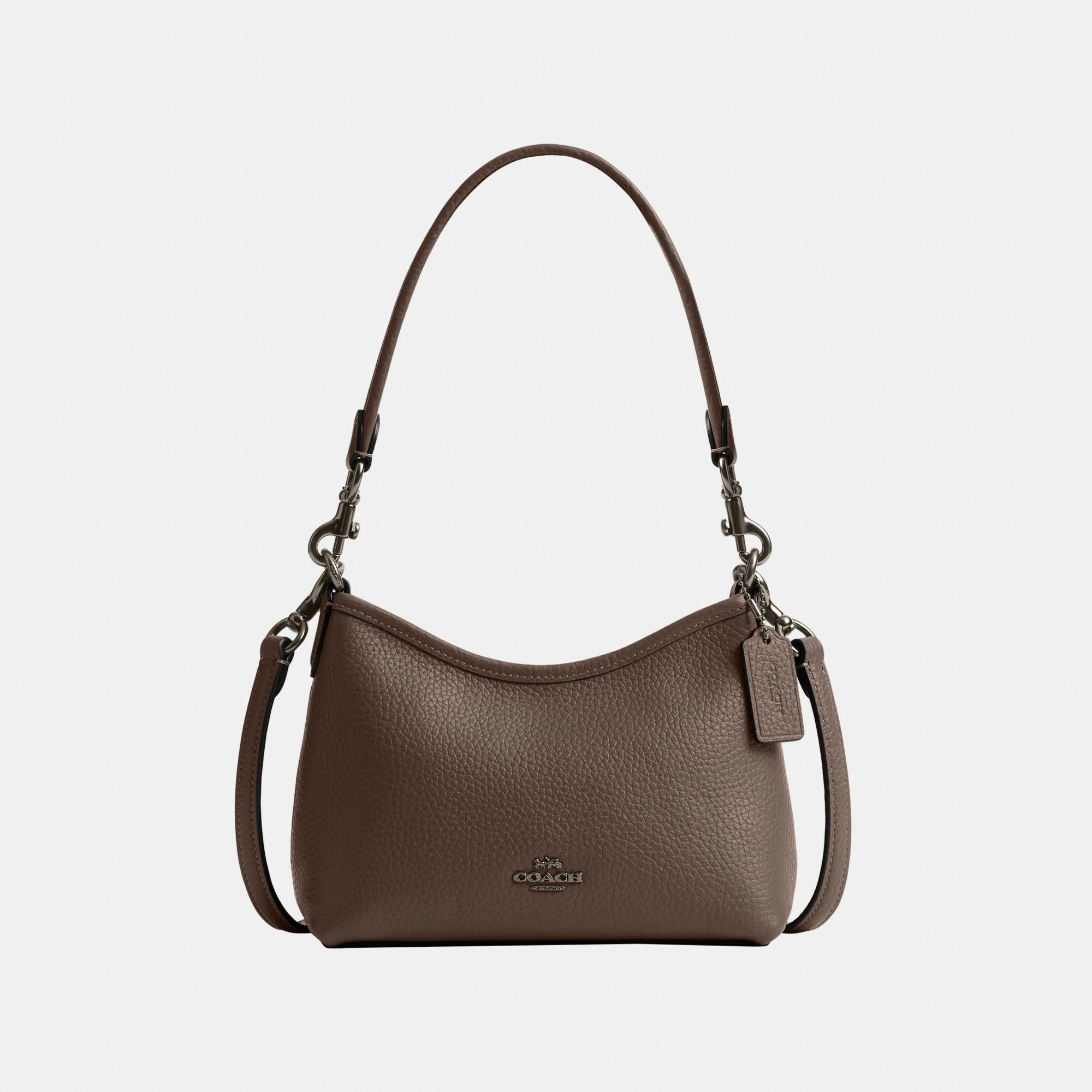 CBH16-Laurel Small Shoulder Bag-Qb/Dark Stone