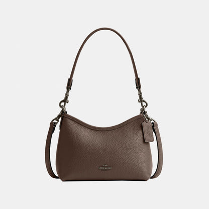 CBH16-Laurel Small Shoulder Bag-Qb/Dark Stone