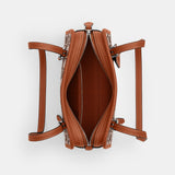 CBH53-Swing Zip Bag 20 In Crystal Signature Jacquard-Lh/Burnished Amber