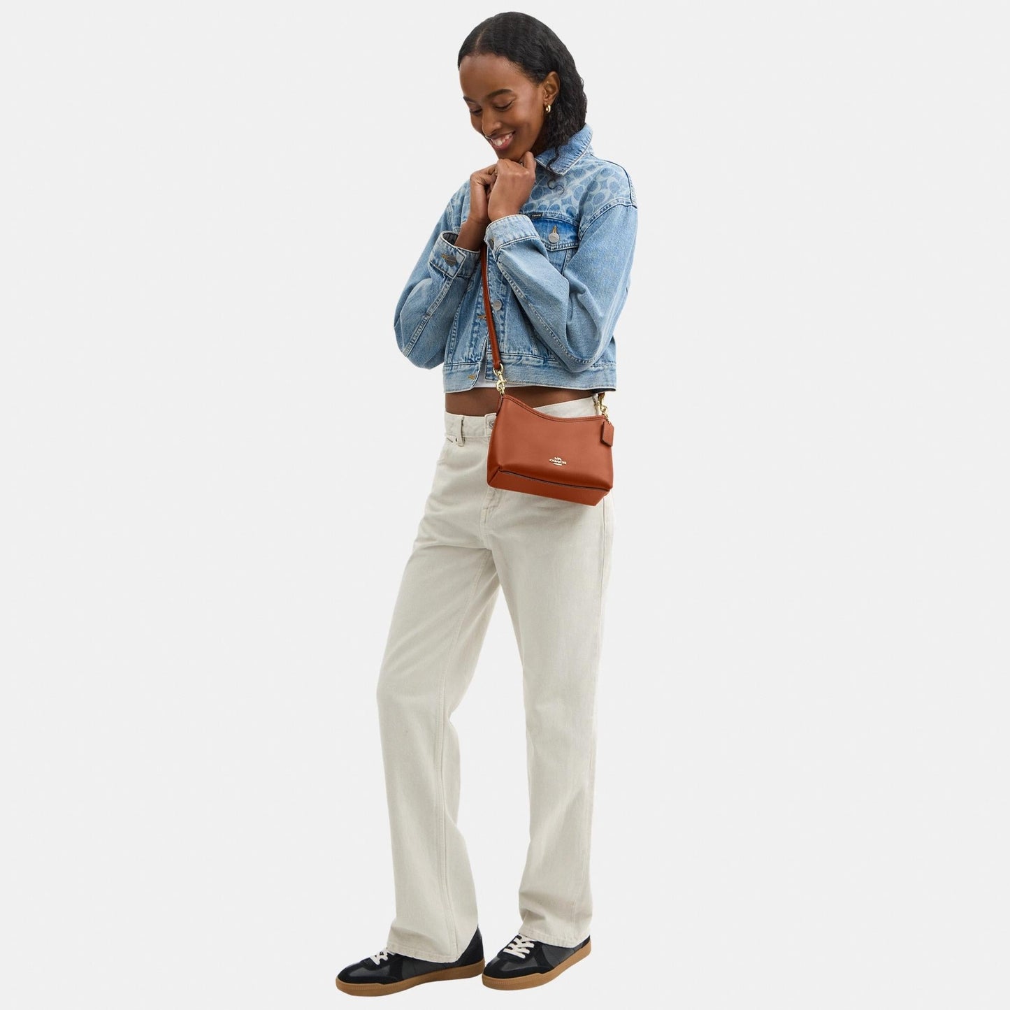 CBH68-Laurel Small Shoulder Bag-Im/Tan