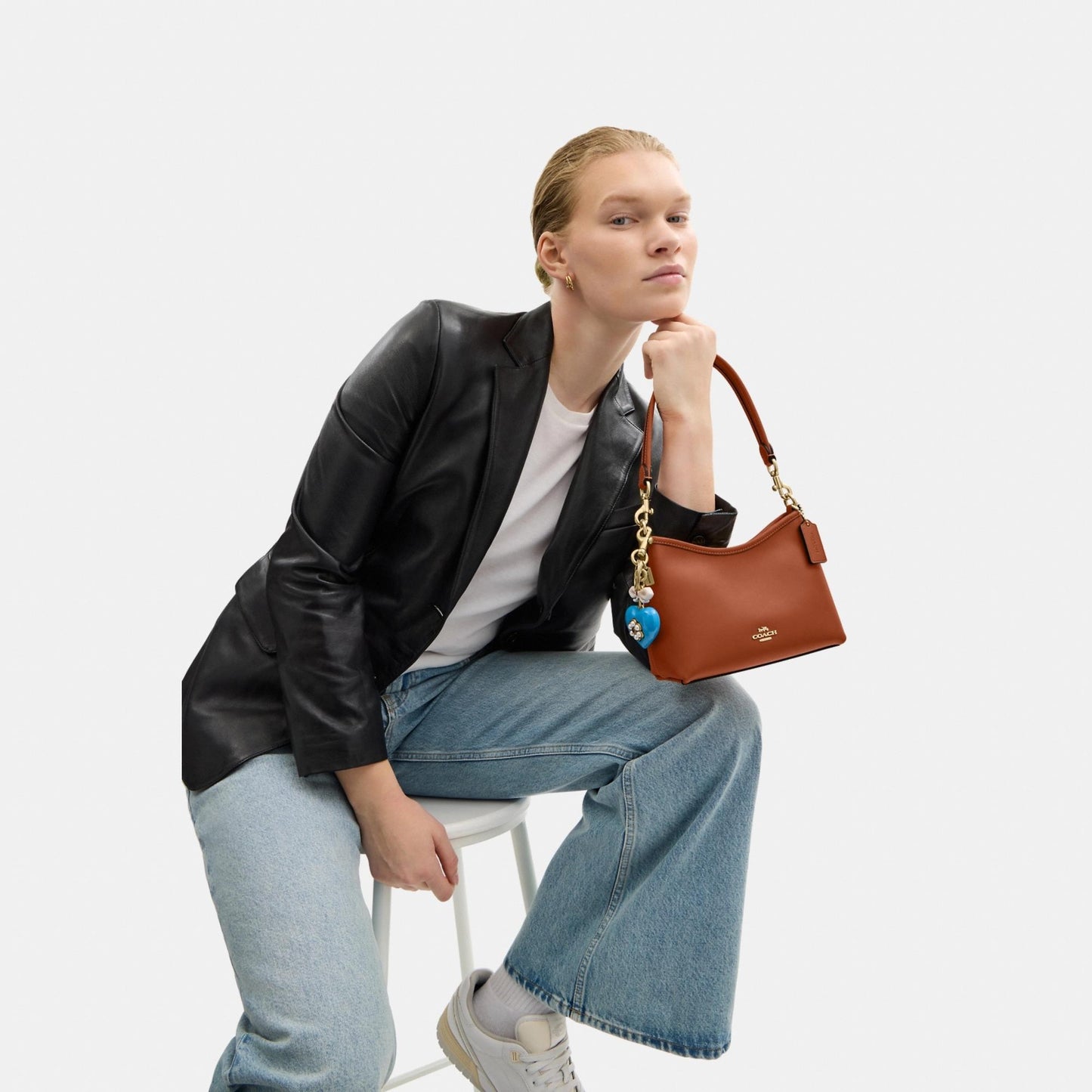 CBH68-Laurel Small Shoulder Bag-Im/Tan