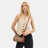 CBI02-Twisted Teri Shoulder Bag-Im/Tan/Caramel