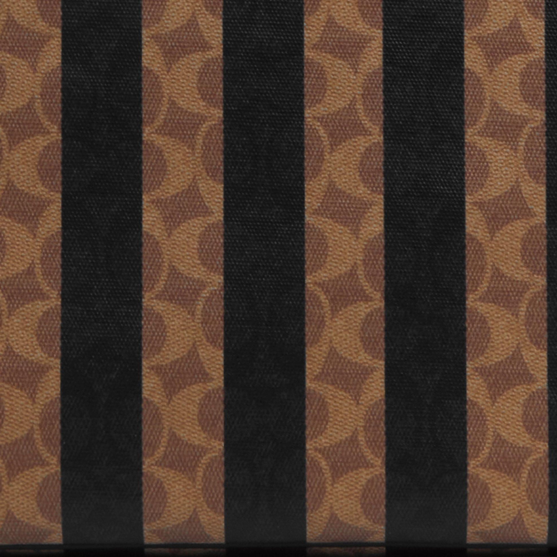 CBI03-Large City Tote Bag In Signature Canvas With Stripe-Im/Walnut/Tan