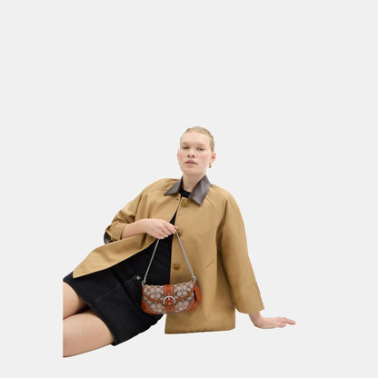 Soho Bag 25 In Crystal Signature Jacquard