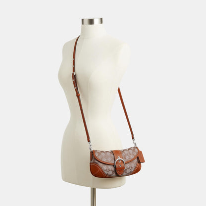 Soho Bag 25 In Crystal Signature Jacquard