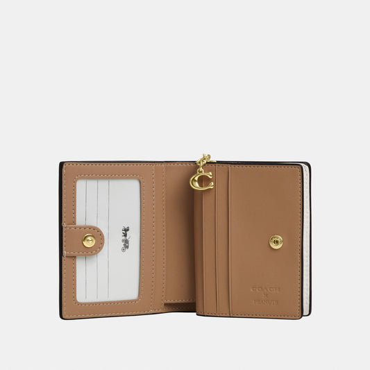 CBN36-Coach X Peanuts Snap Wallet-Im/Chalk Multi