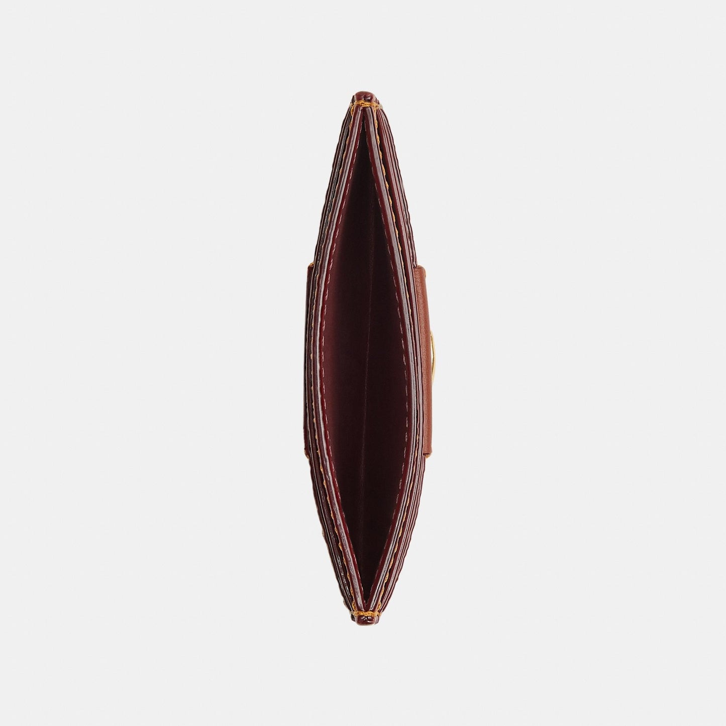 CBY80-Essential Card Case in Signature Canvas-B4/Tan Caramel
