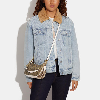 Teri Shoulder Bag In Signature Canvas-CC323-Im/Khaki Chalk Multi