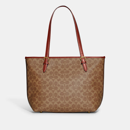 CC402-Taylor Tote In Signature Canvas