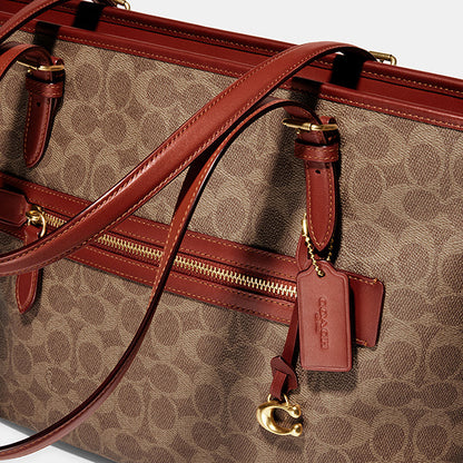 CC402-Taylor Tote In Signature Canvas