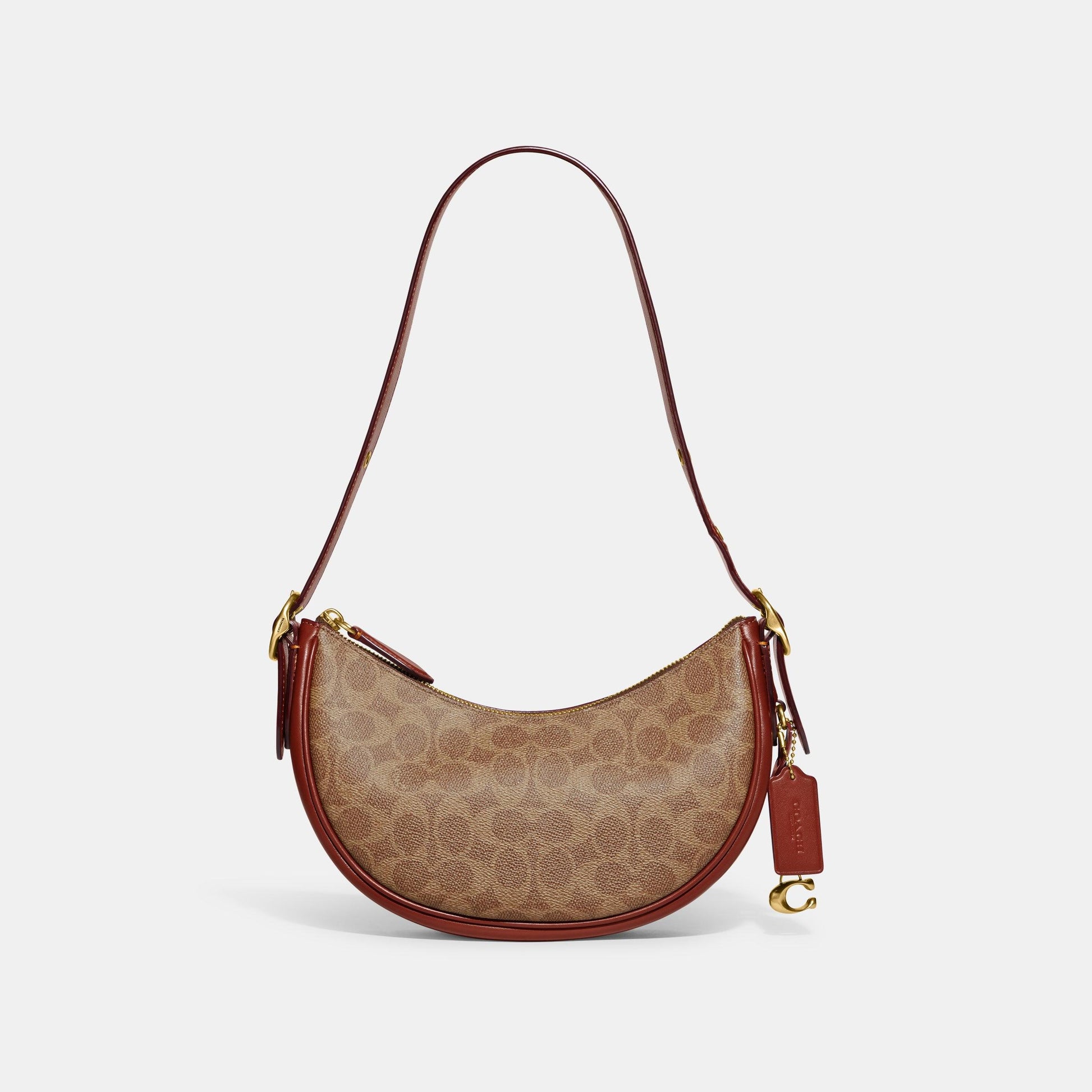 Luna Shoulder Bag In Signature Canvas - COACH Saudi Arabia Official Site