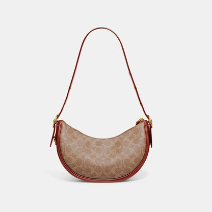 Luna Shoulder Bag In Signature Canvas - COACH Saudi Arabia Official Site