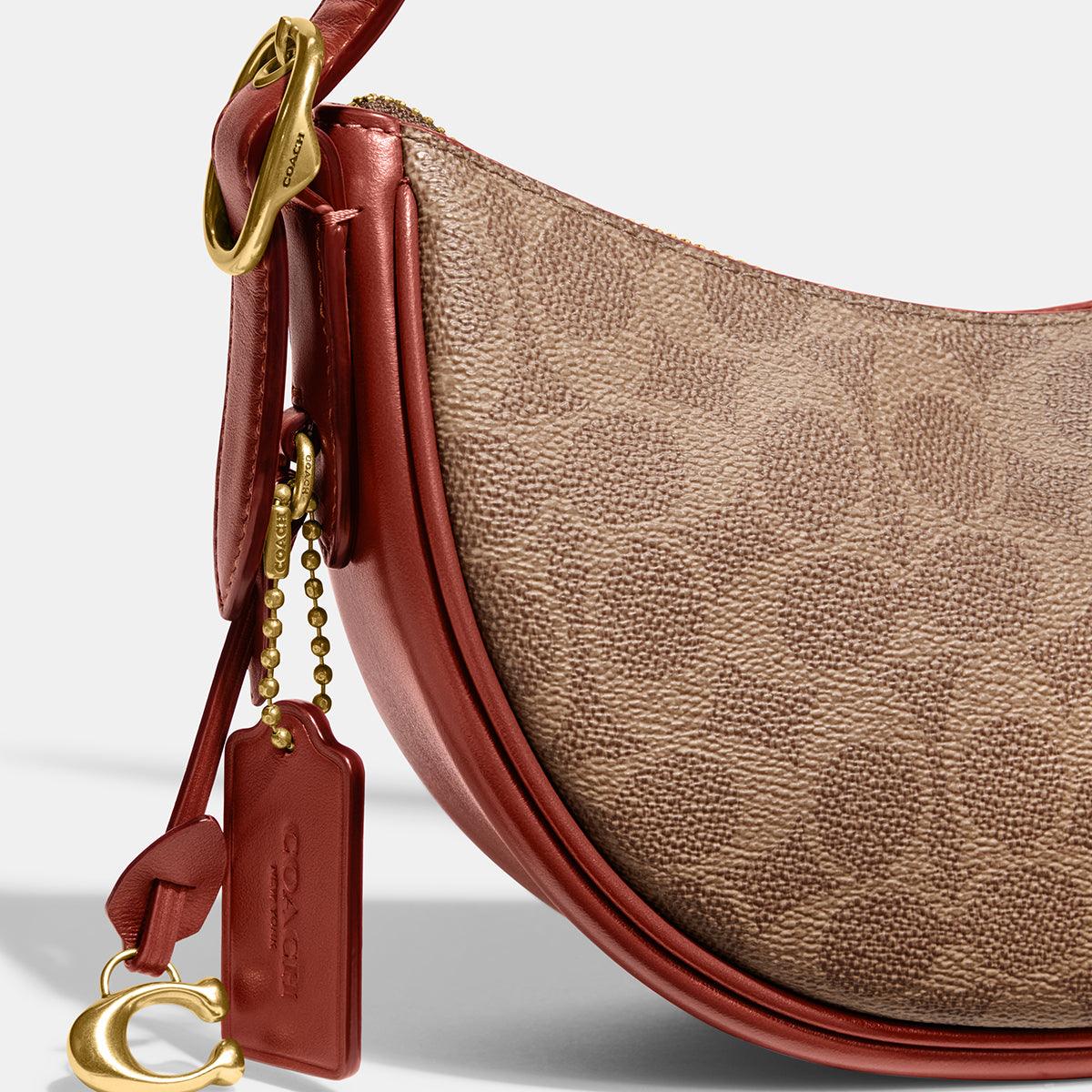Luna Shoulder Bag In Signature Canvas - COACH Saudi Arabia Official Site