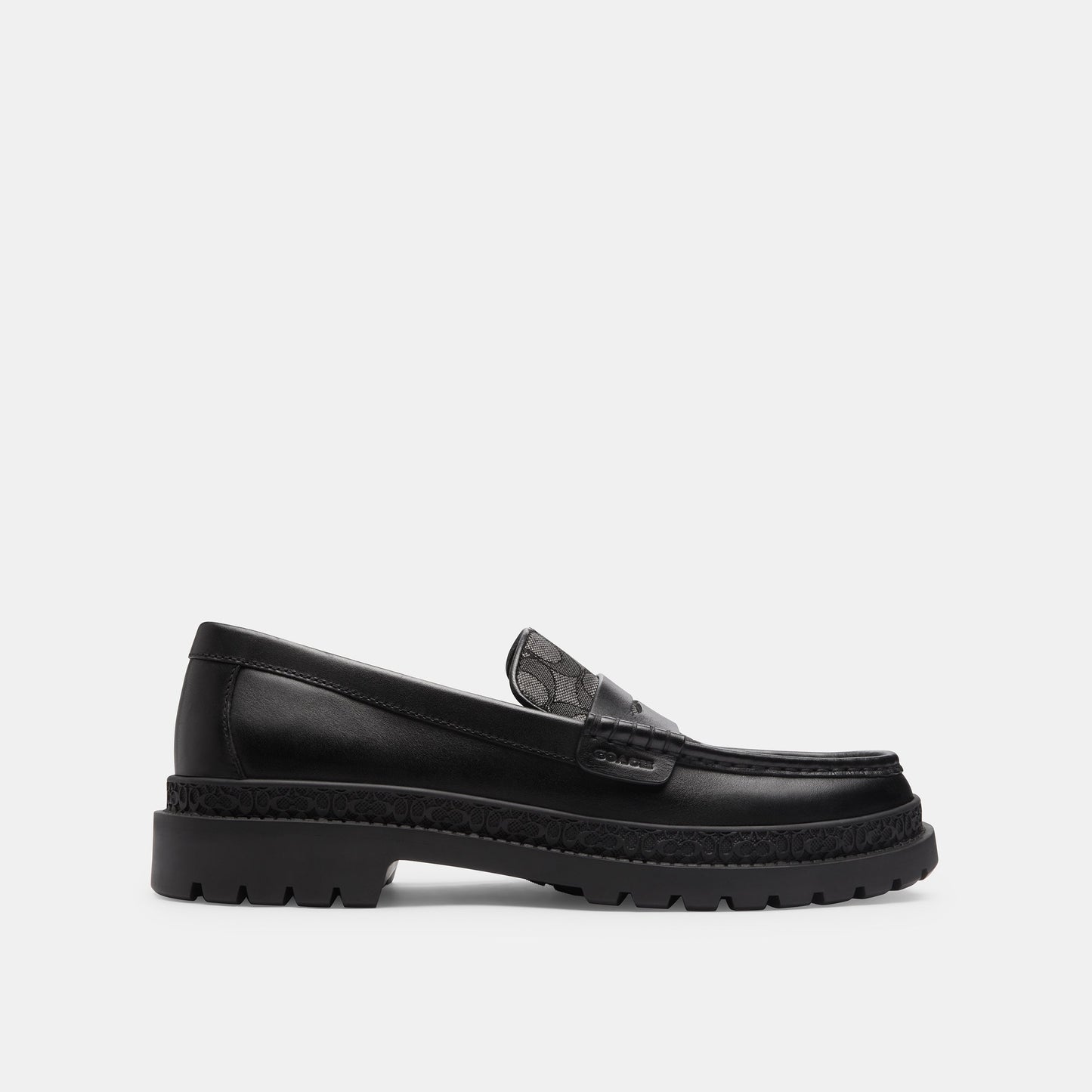 Loafer With Signature Jacquard And Signature Coin