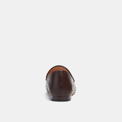 cc888-Hanna Loafer In Signature Jacquard-Oak/Maple