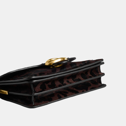 Tabby Shoulder Bag 26 In Haircalf With Leopard Print