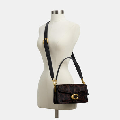 Tabby Shoulder Bag 26 In Haircalf With Leopard Print