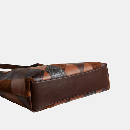 Brooklyn Shoulder Bag 39 With Snakeskin Patchwork