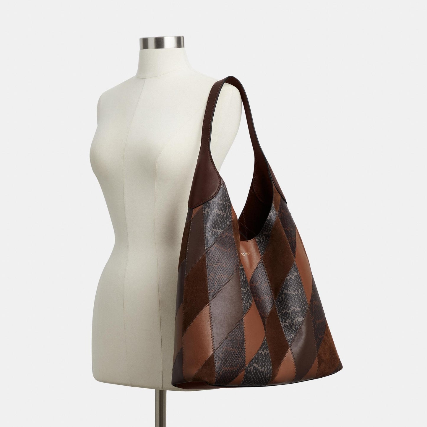 Brooklyn Shoulder Bag 39 With Snakeskin Patchwork