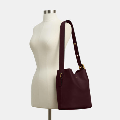 CCC23-Bleecker Bucket Bag-B4/Merlot