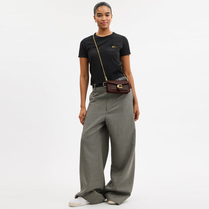 CCD26-Tabby Chain Crossbody Bag 19 in Signature Canvas-B4/Maple