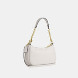 CCE87-Teri Shoulder Bag With Pins-Im/Chalk