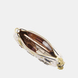 CCE87-Teri Shoulder Bag With Pins-Im/Chalk