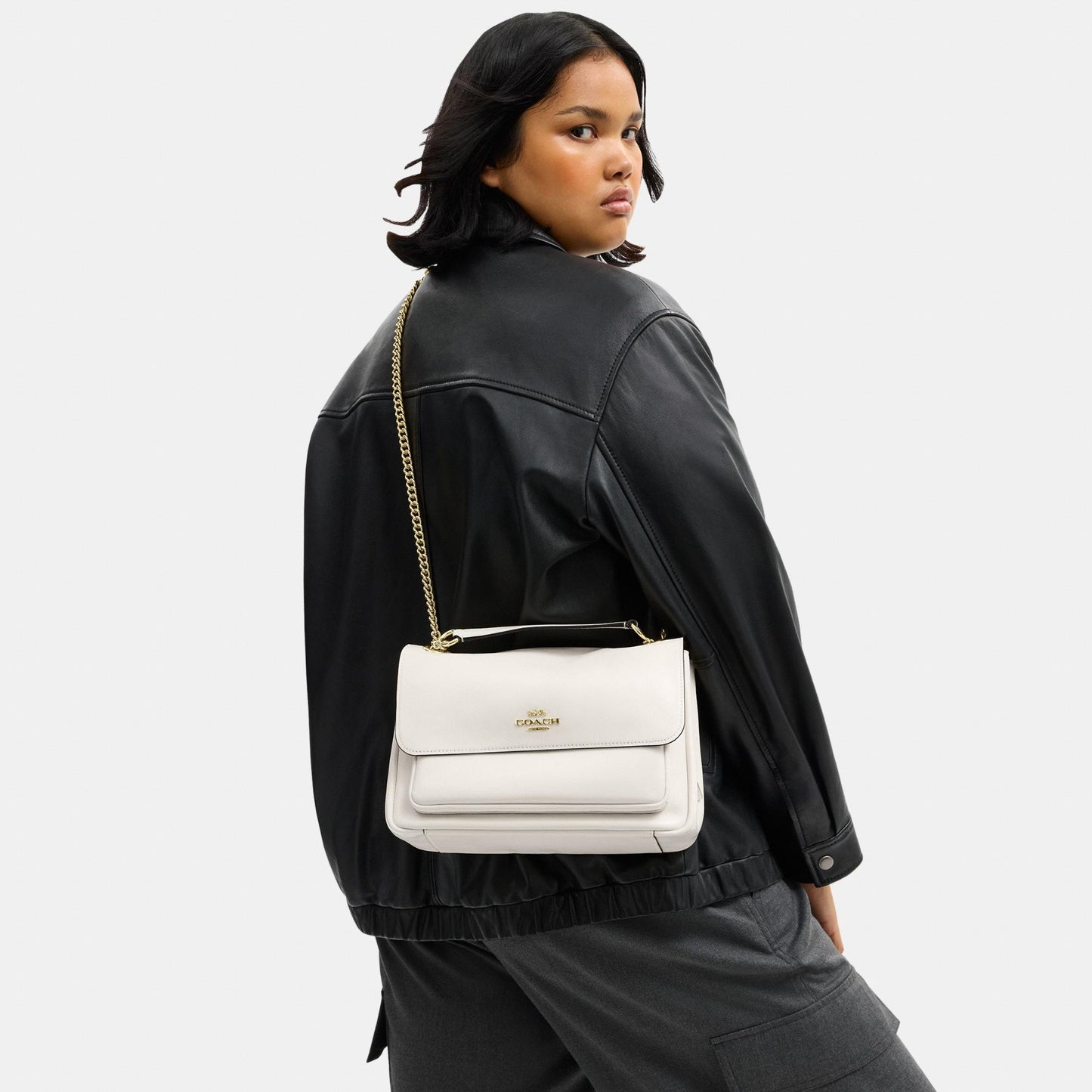 CCF09-Elodie Crossbody Bag-Im/Chalk