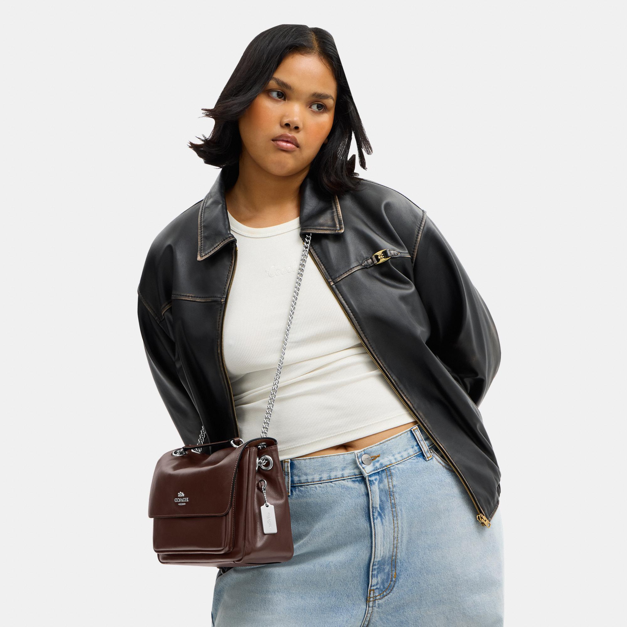 CCF09-Elodie Crossbody Bag-Sv/Maple