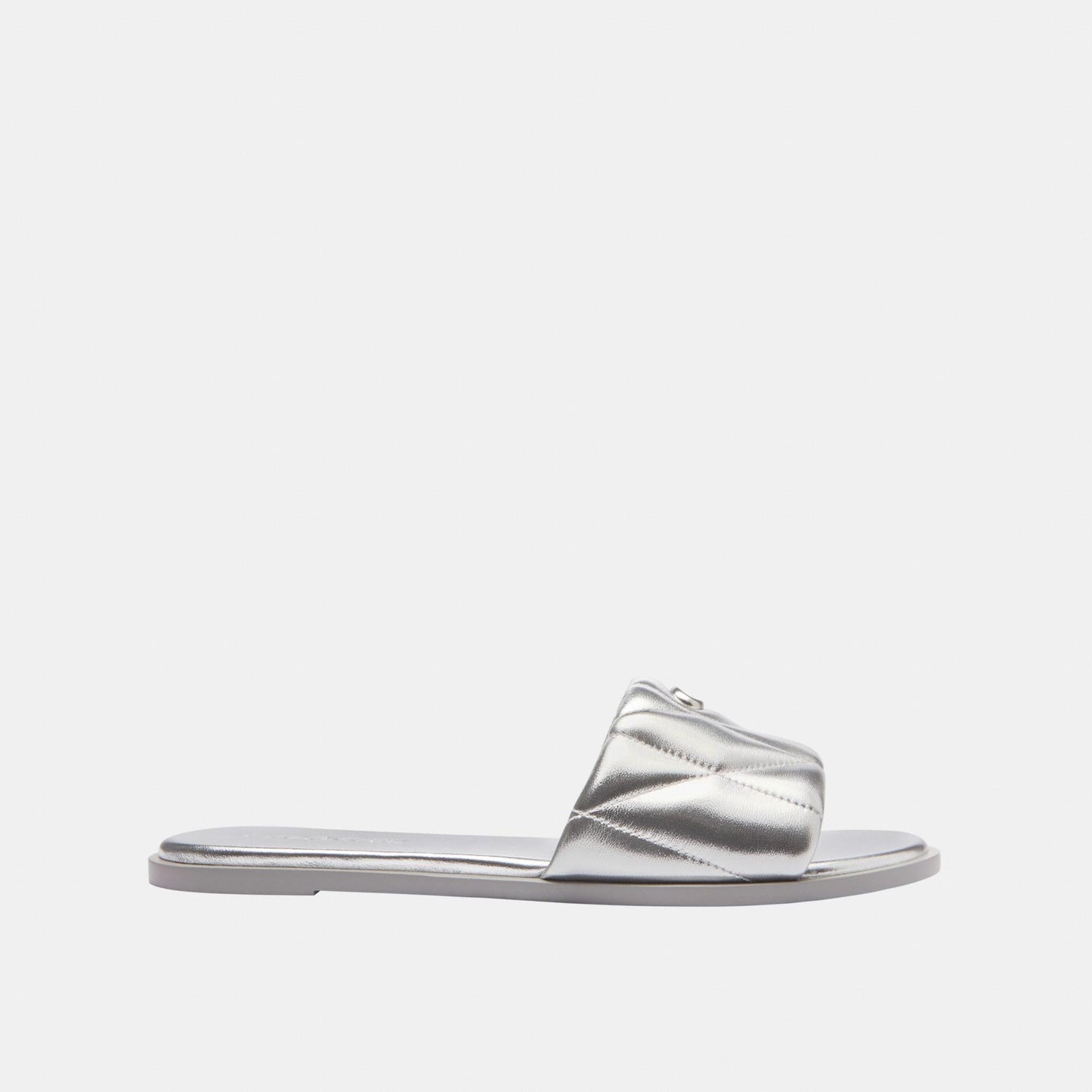CCH37-Holly Sandal With Quilting-Silver