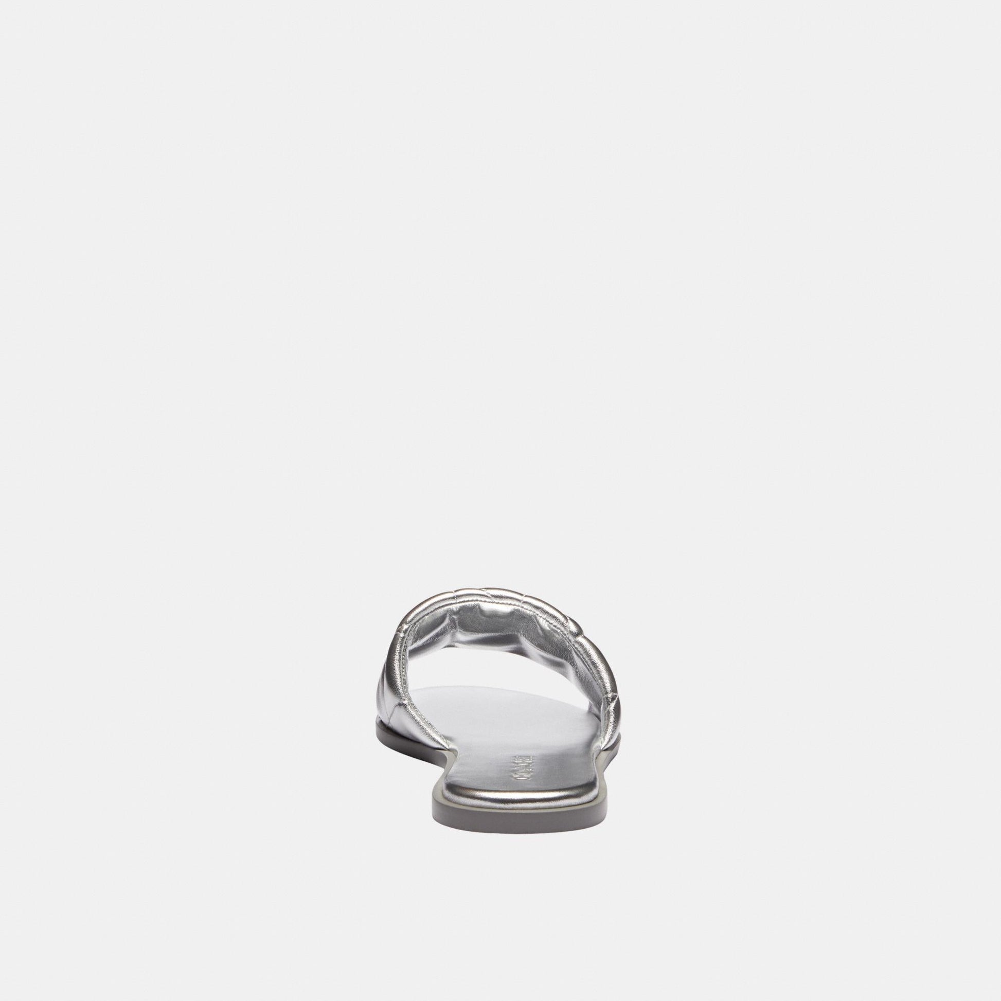 CCH37-Holly Sandal With Quilting-Silver