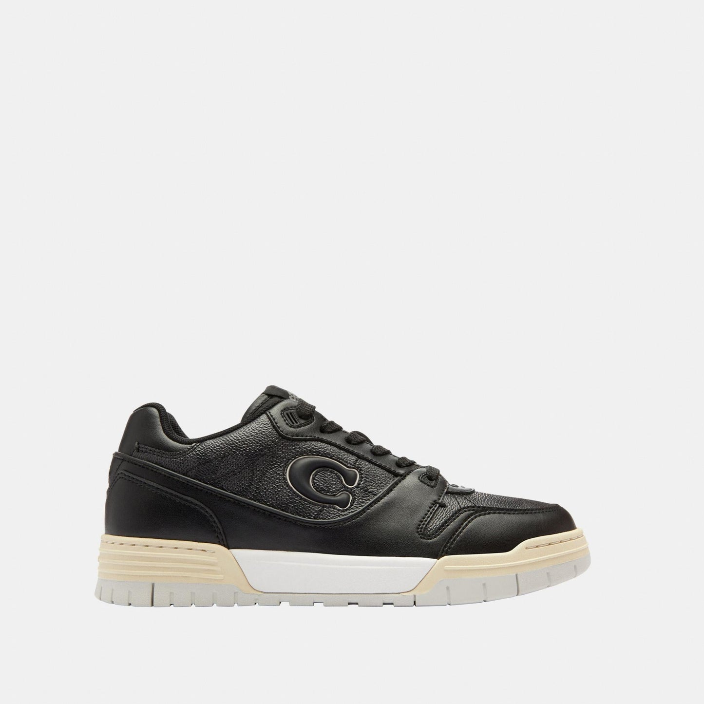 CCN65-Soho Sneaker with Signature Canvas-Charcoal/Black