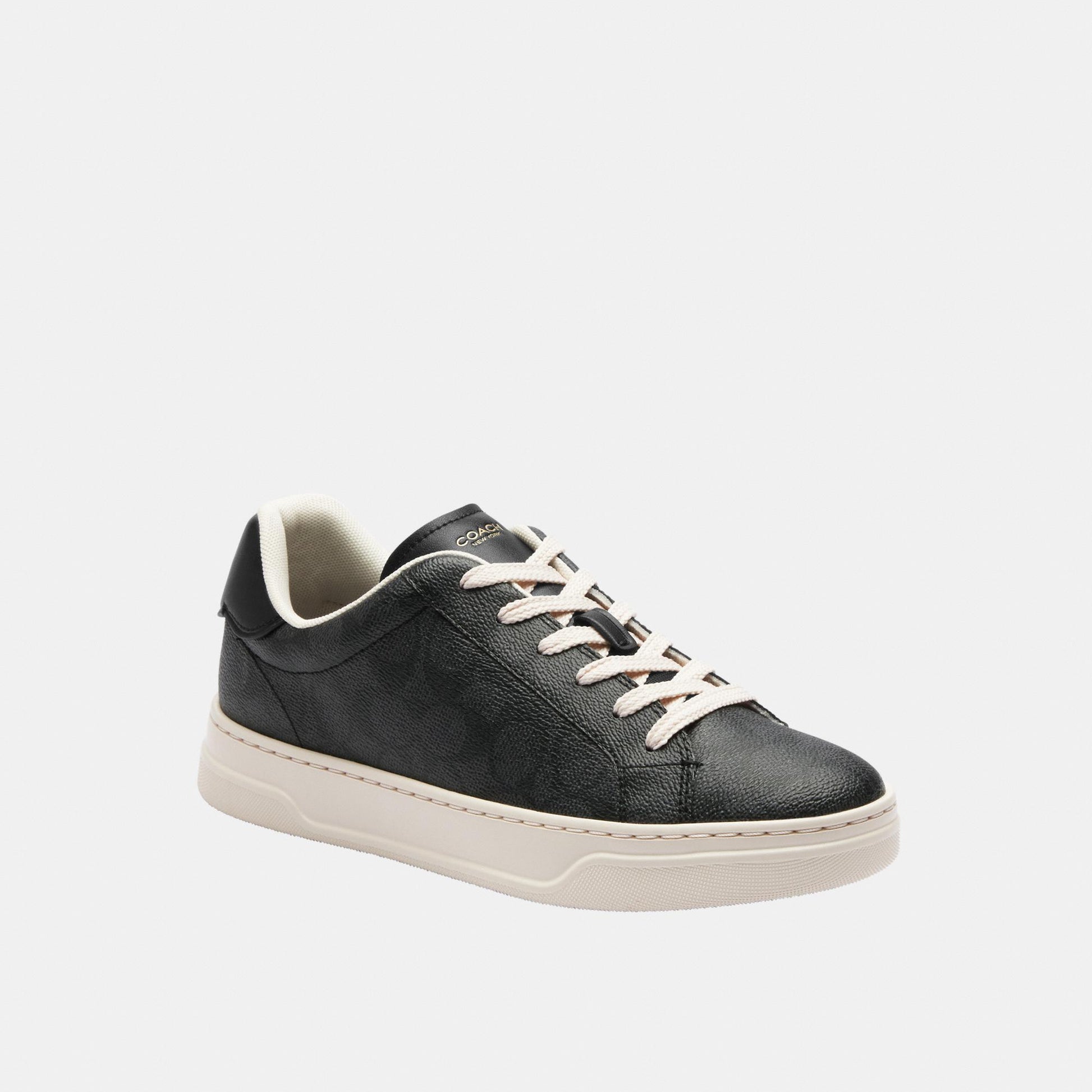CCN67-High Line Sneaker in Signature Canvas-Charcoal/Black