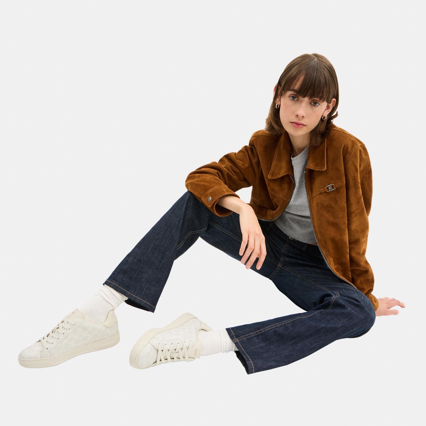 CCN67-High Line Sneaker in Signature Canvas-Off White