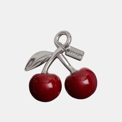 CCQ36-Small Cherry Shoe Charm-Lh/Red