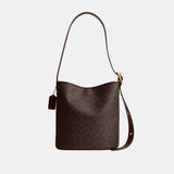 CCT55-Bleecker Bucket Bag In Signature Canvas-B4/Maple Maple