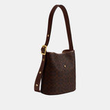 CCT55-Bleecker Bucket Bag In Signature Canvas-B4/Maple Maple