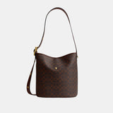 CCT55-Bleecker Bucket Bag In Signature Canvas-B4/Maple Maple