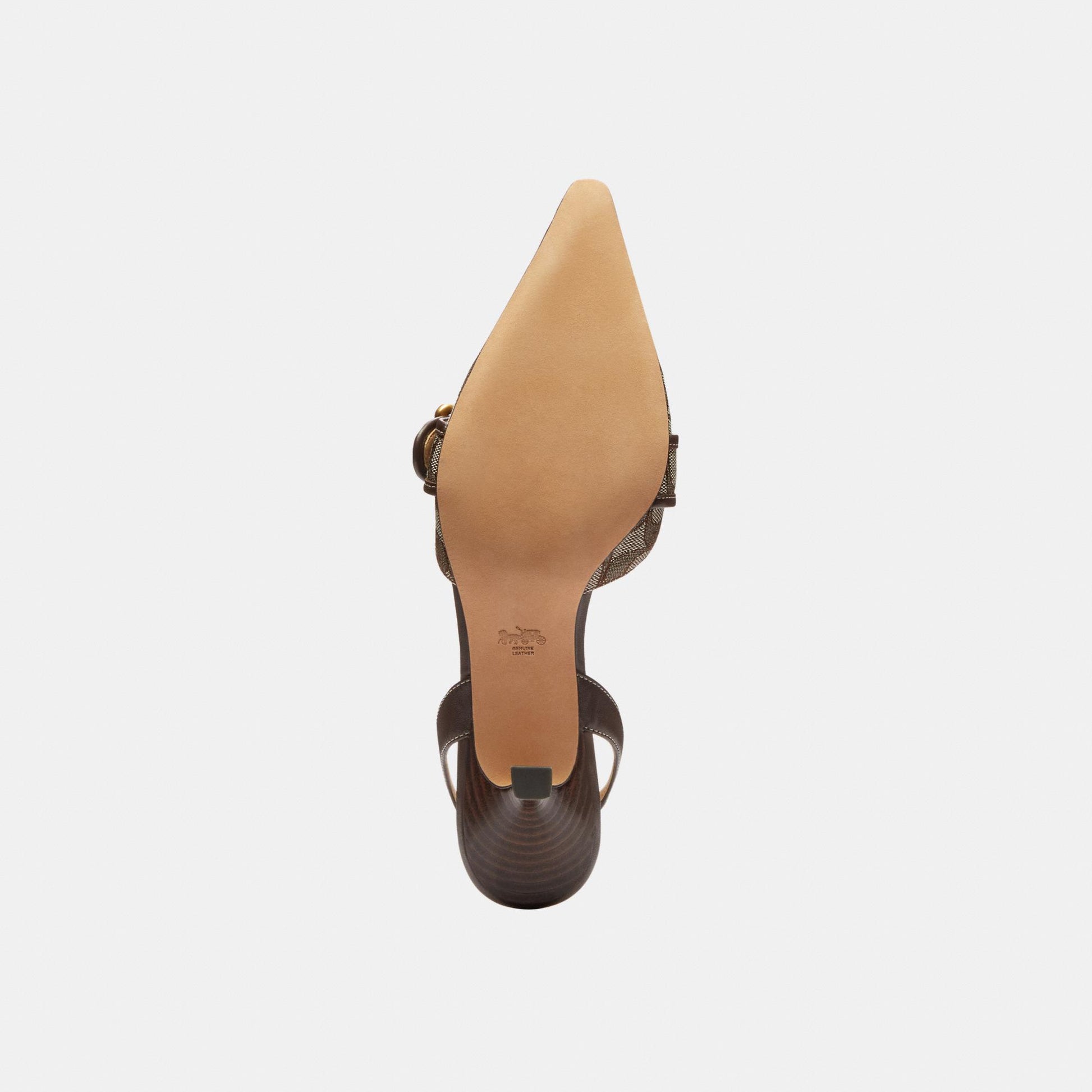 CCV93-Margot Slingback in Signature Jacquard-Oak/Maple