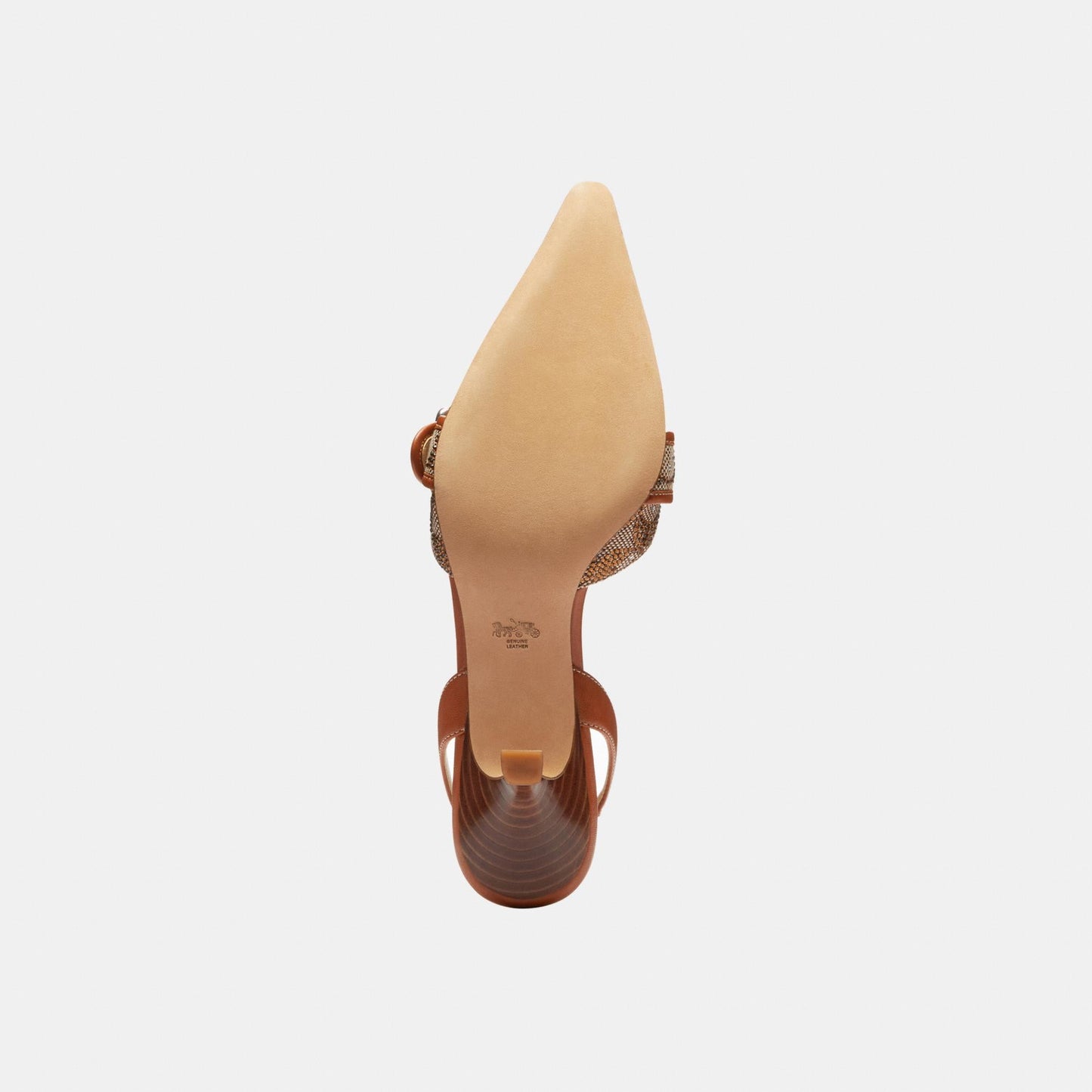 CCV94-Margot Slingback in Crystal Signature Jacquard-Burnished Amber