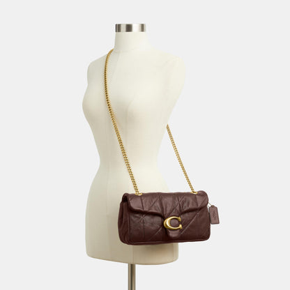CCW83-Soft Quilted Tabby Shoulder Bag 26-B4/Maple