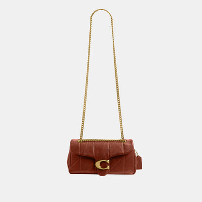 CCW83-Soft Quilted Tabby Shoulder Bag 26-B4/Pecan